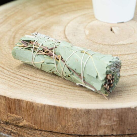 Witte Salie & Eucalyptus Smudge Stick (10 cm)
